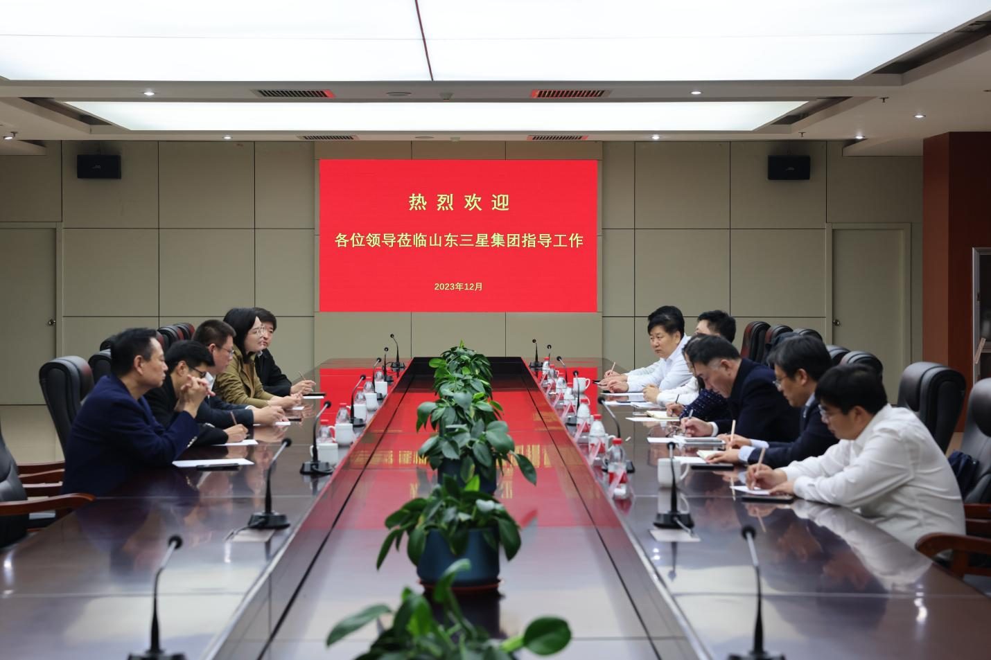 農發(fā)行山東省分行黨委委員、副行長朱峰一行來山東三星集團調研