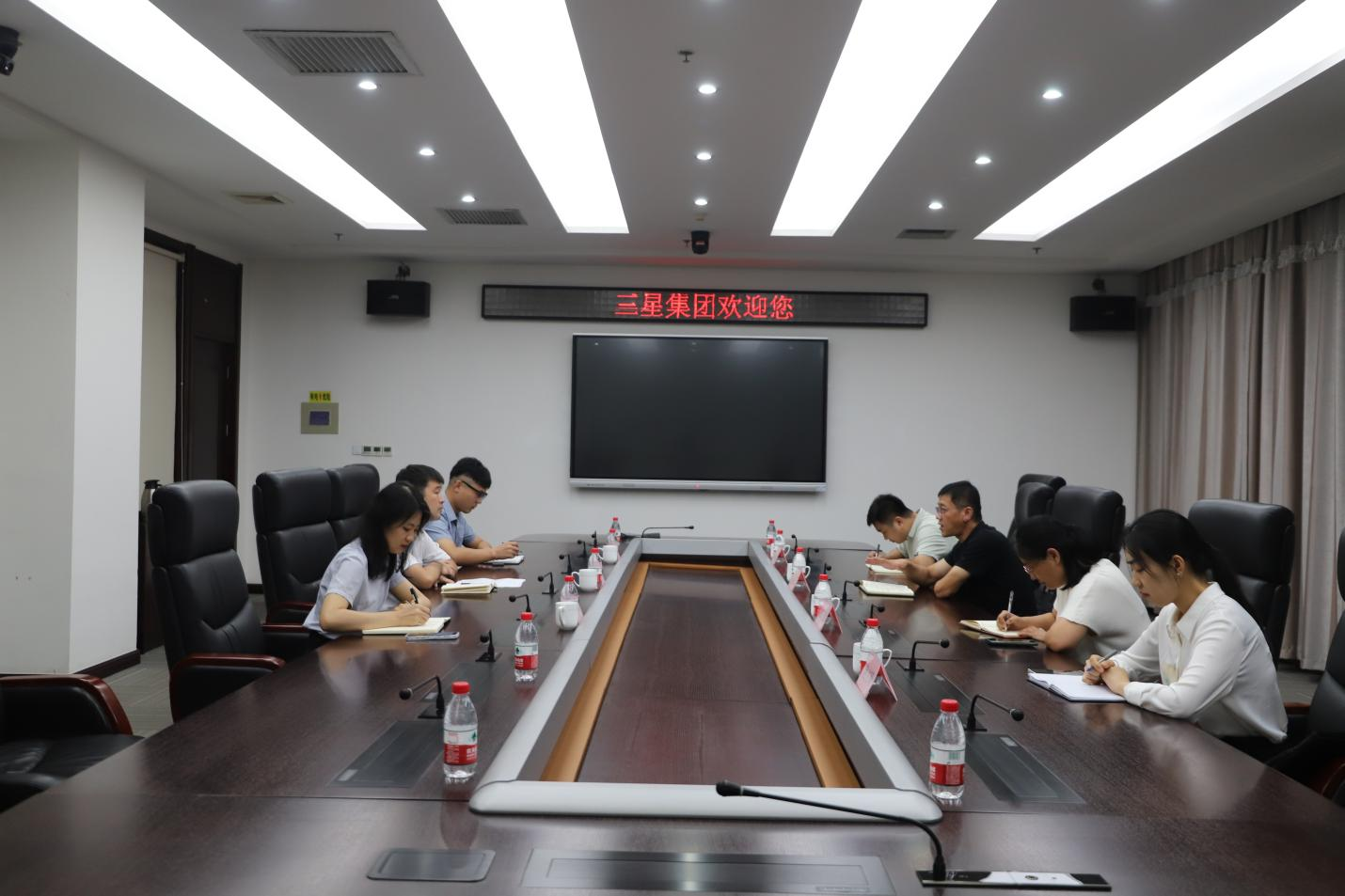 鄒平市委組織部、市人社局調(diào)研工作組來(lái)山東三星集團(tuán)開(kāi)展用工需求專(zhuān)題調(diào)研